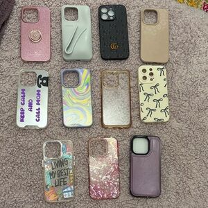Bundle of 11 cases for IPhone 14 Pro
